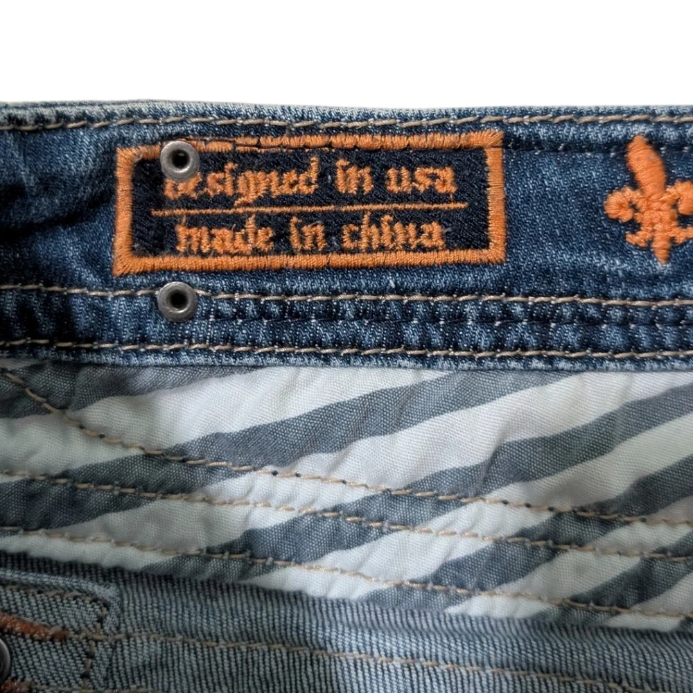 Rock Revival Essie Straight Jeans Essie T5 Wash Size 32 RJ8396T5 - Med Wash Blue - Picture 6 of 7